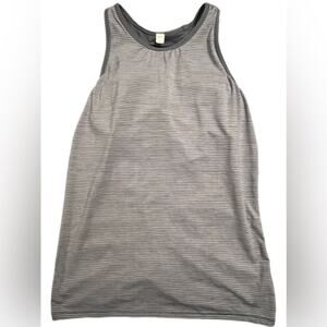 Lululemon Ruche of Adrenaline Tank Heathered Titanium Sz 6